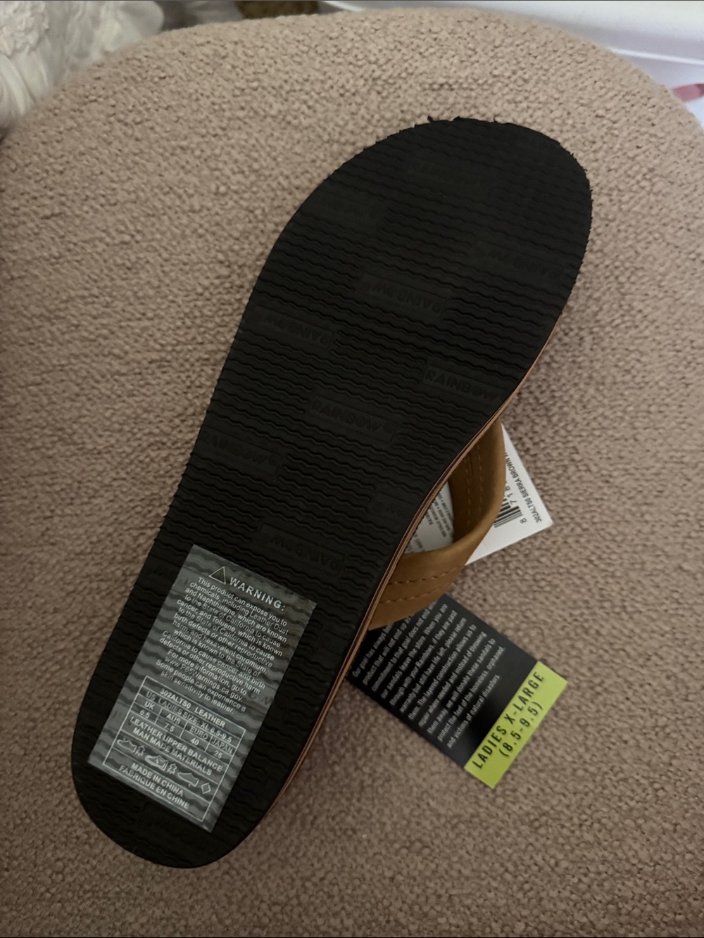 Rainbow flip flop RIGHT ONLY - Picture 3 of 3